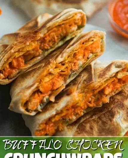 Chicken salad buffalo chicken wrap