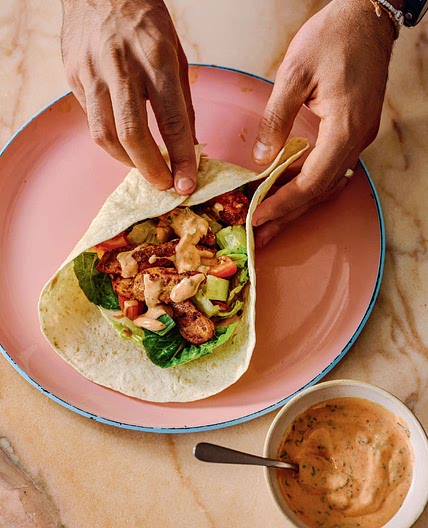 Spicy Chicken Wraps