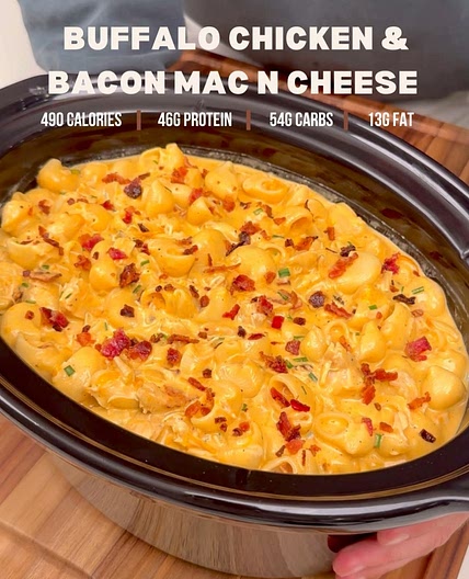 Buffalo Chicken & Bacon Mac n' Cheese