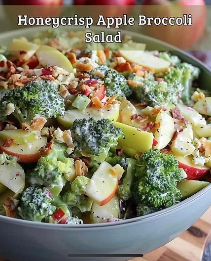 Salade de brocoli et pomme