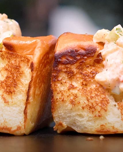 Shrimp Rolls (poor man's lobster roll)