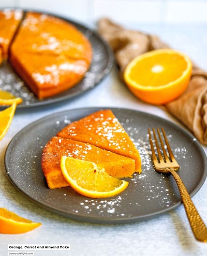 Orange, Carrot and Almond Cake