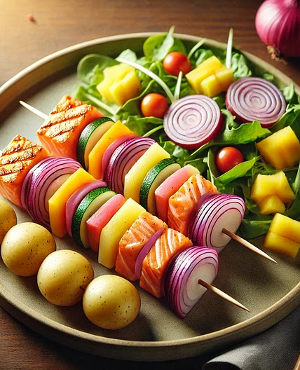 Brochette de saumon recette hiver