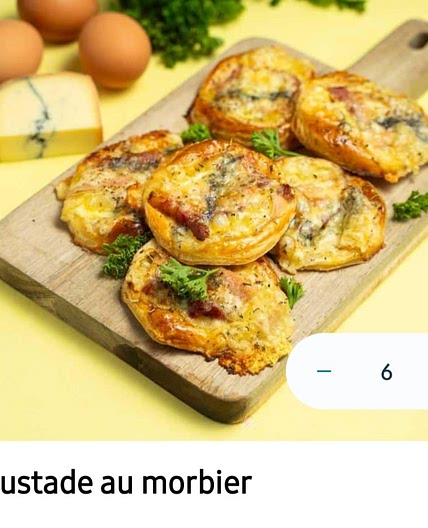 Croustade au morbier