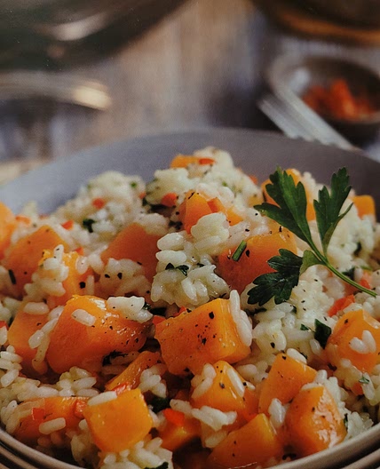 Butternut squash risotto