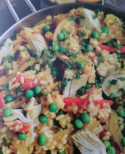 Veggie paella