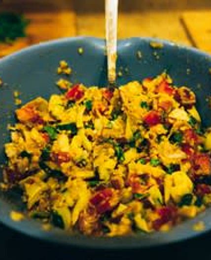 French Crushed Chickpea and Artichoke Salad