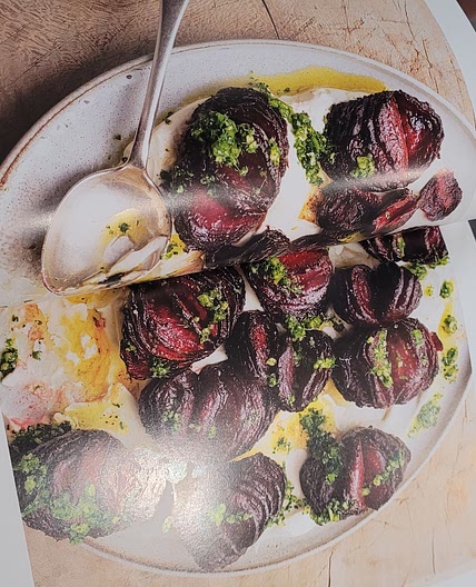 Hasselback Beetroots