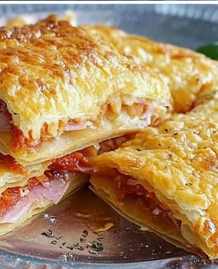 Blätterteig-Pizza-Snack