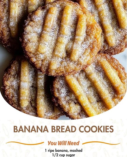 Banana bread cookies