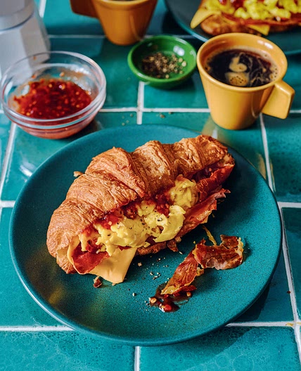 Make-ahead Breakfast Croissants