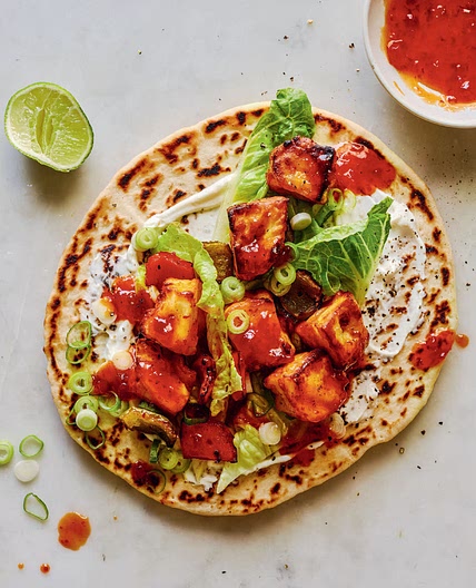 Halloumi & Sweet Chilli Jam Flatbreads