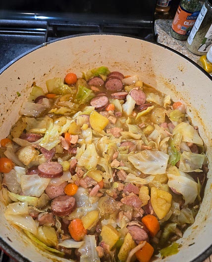 Chicken/Sausage Cabbage Soup