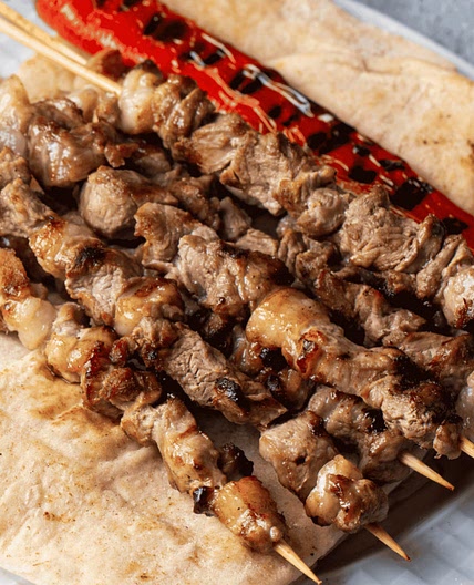Turkish Skewered Meat Kebab