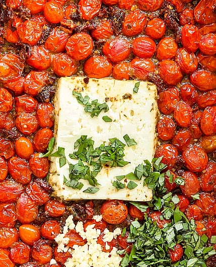 Baked feta Pasta