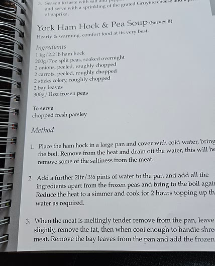 York Ham Hock and Pea Soup