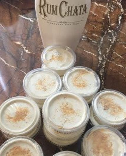 Rum Chata Cheesecake Pudding Shots