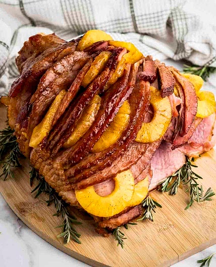 Irresistible Brown Sugar Pineapple Ham