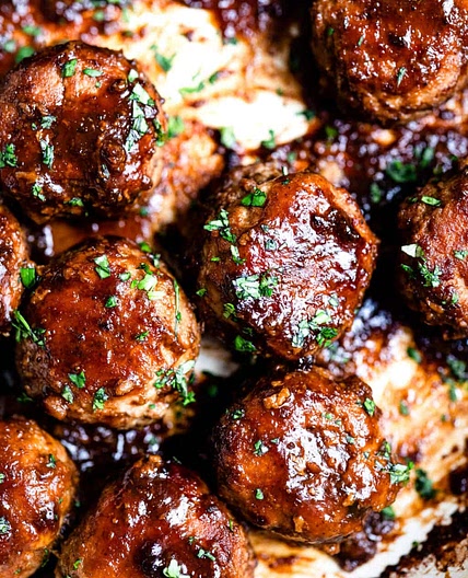 STICKY PORK MEATBALLS