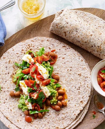 Vegetarian burritos