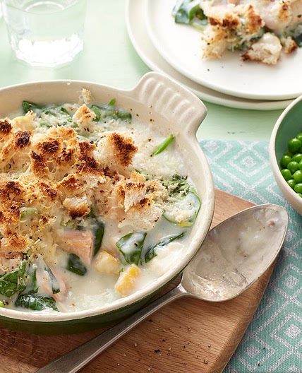 Quick fish gratin