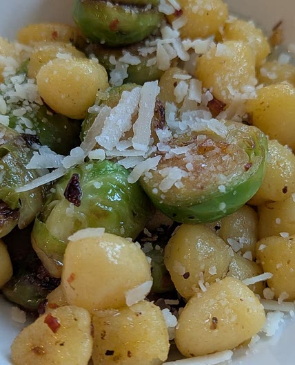 Crisp Gnocchi With Brussels Sprouts and Brown Butter