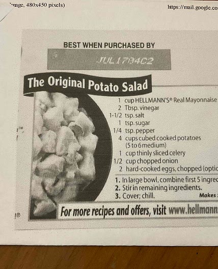 Hellman’s Potato Salad