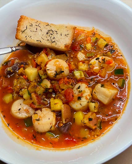 Moroccan Scallop Stew