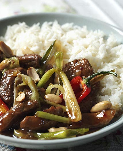 Stir-fried chilli pork