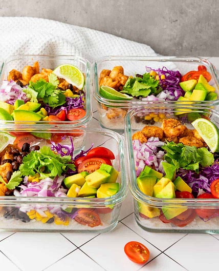 Shrimp Taco Bowls