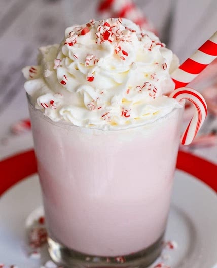 Peppermint milk shake 