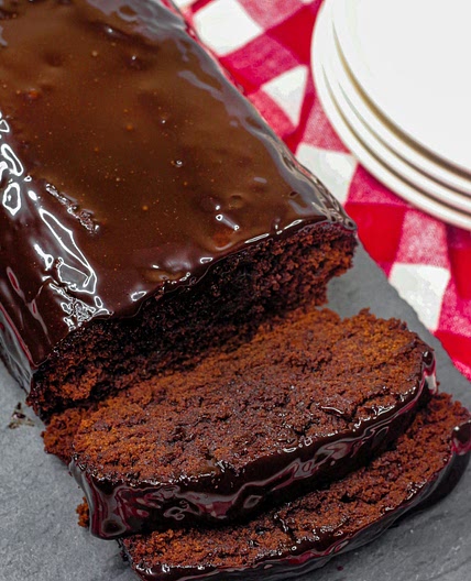 Hot fudge brownie bread