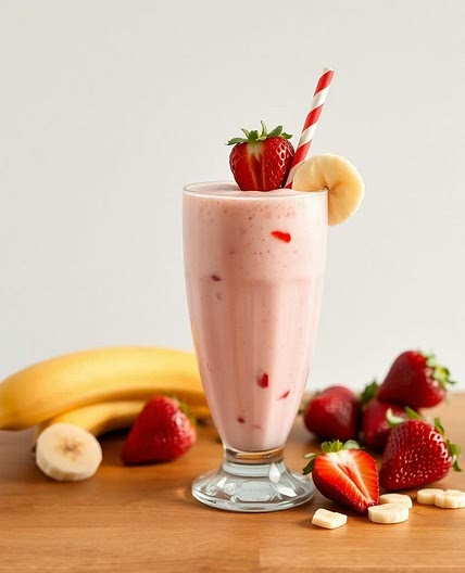 Strawberry and banana smoothie
