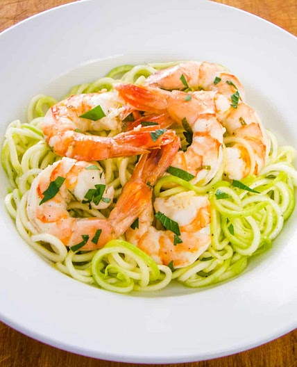 Shrimp and Zucchini Pasta