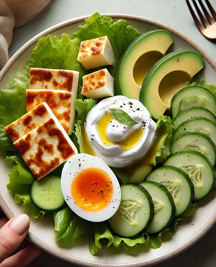 Halloumi bowl