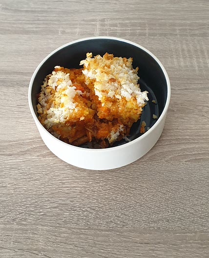 Hachis parmentier au pulled pork