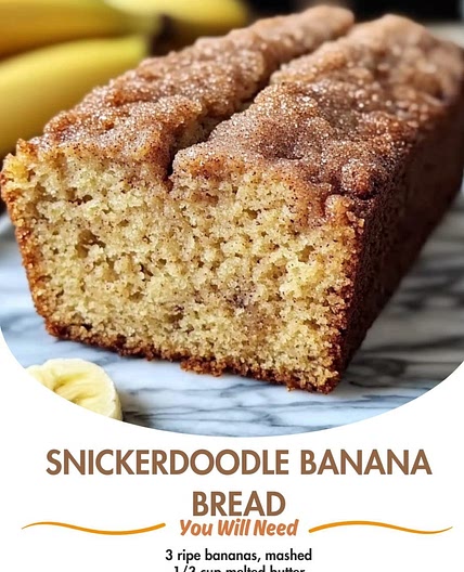 Snickerdoodle banana bread 