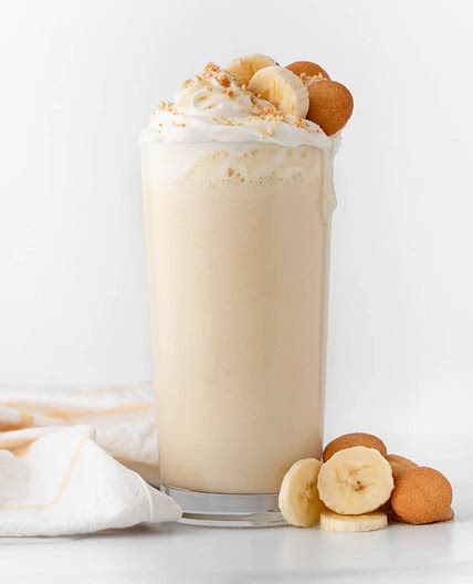 Boozy Banana pudding milkshake 