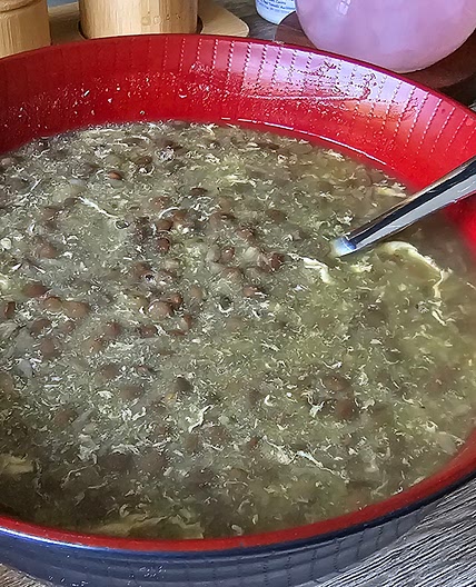 Egg Lentil Soup
