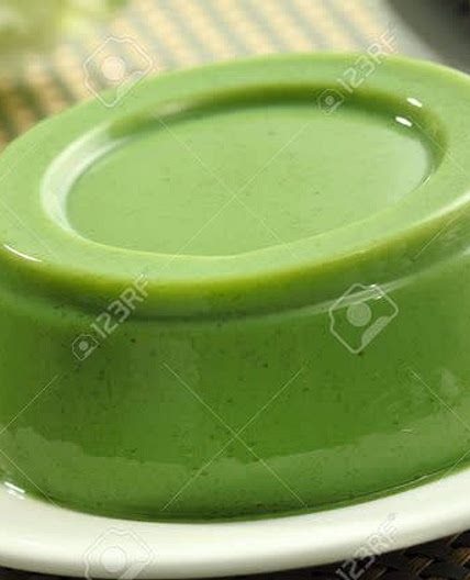 Matcha + Pea Protein Jelly