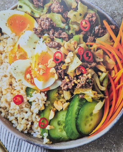 Spicy Lamb Rice Bowl