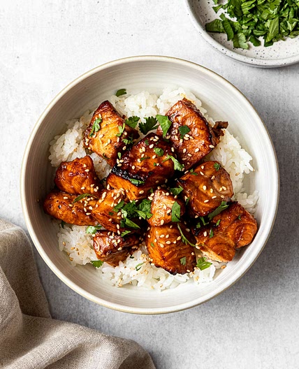 Air Fryer Salmon Bites