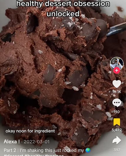 Brownie batter