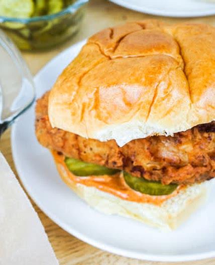 Copycat KFC chicken sandwich