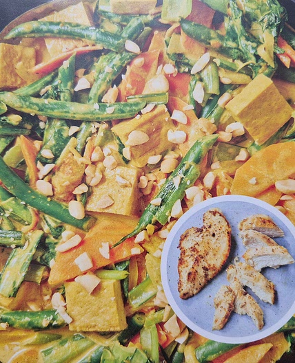 Creamy Malay Chicken Stir-fry