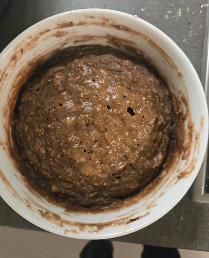 Chocolate Banana Mug cake