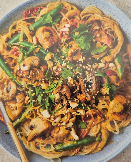 Rendang-Mushroom Noodles