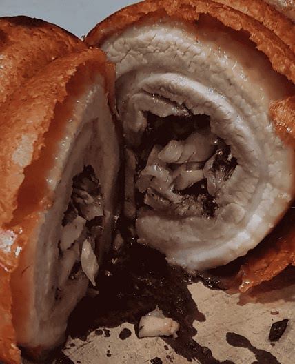 Chilean Arrollado de Huaso (Pork Roll)