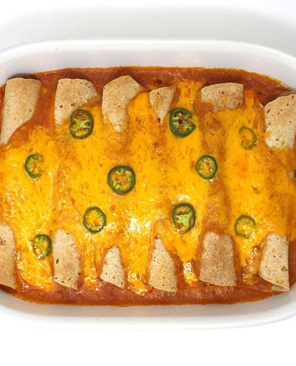 Spicy Farro Enchiladas