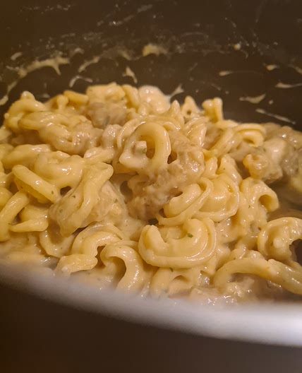 Chicken bacon instant pasta